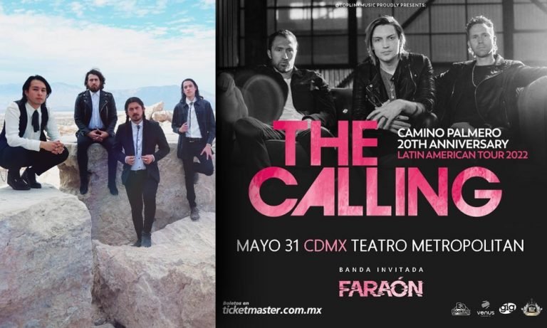 Faraón abrirá los conciertos de The Calling