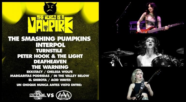 The Warning en el festival The World is a Vampire