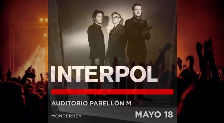 ¡Se confirma concierto de Interpol en Monterrey!
