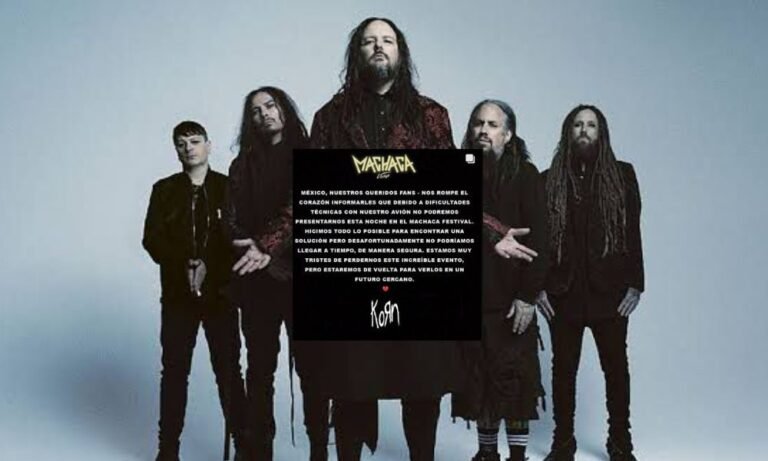 Korn cancela el Machaca 2023 por problemas con su avión