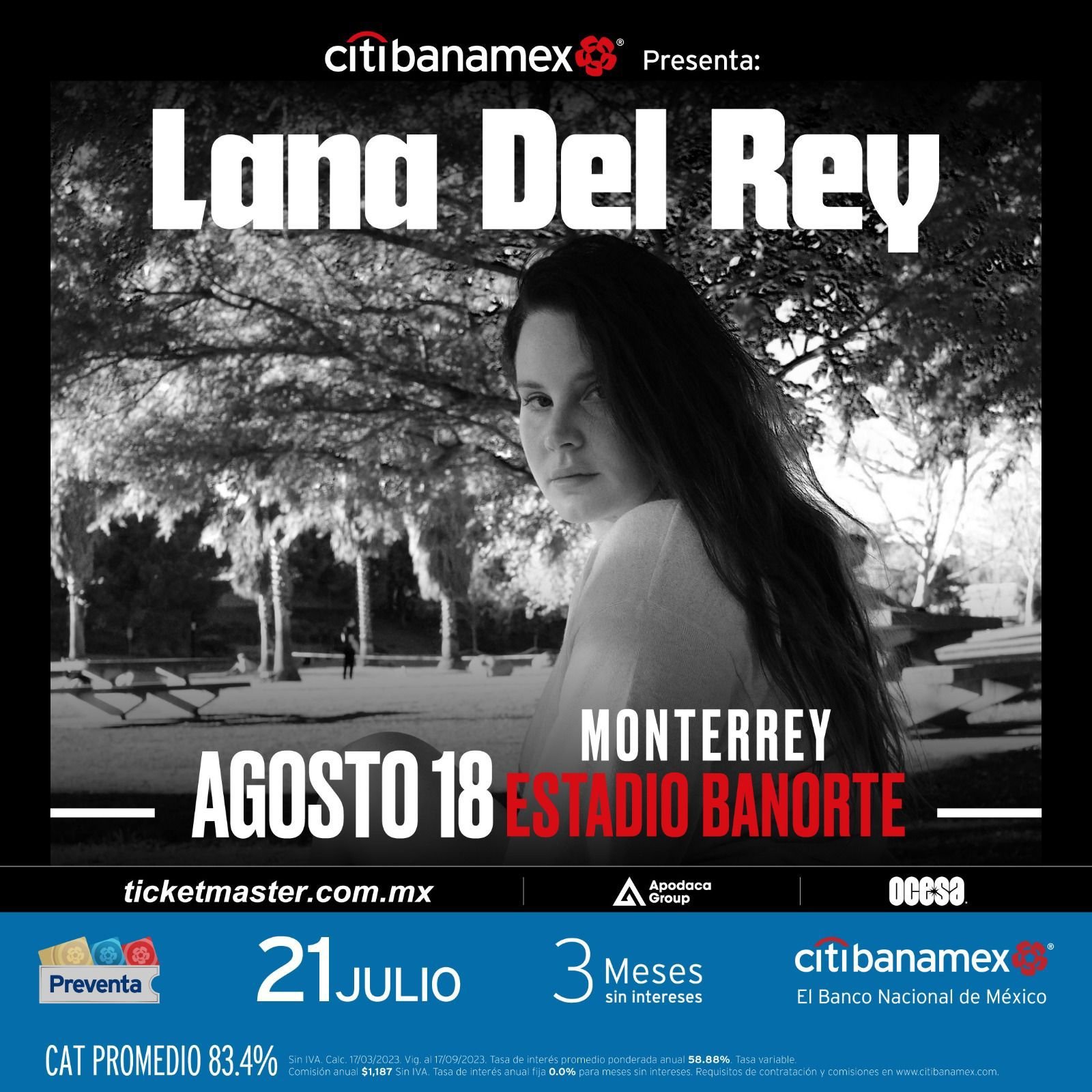 Lana del Rey en Montrerrey - Estadio Banorte