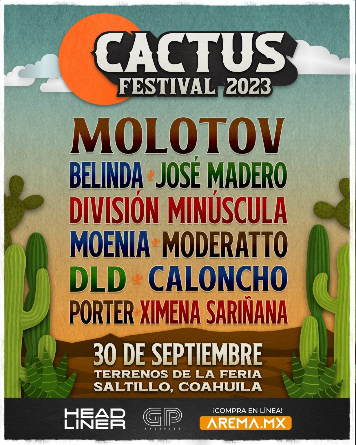 Cactus Festival 2023 Sede, fecha, cartel y boletos