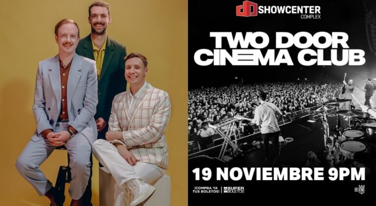 ¡Sí! Dará concierto Two Door Cinema Club en Monterrey