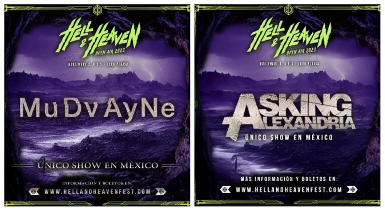 Mudvayne y Asking Alexandria: confirmados del Hell and Heaven Open Air 2023