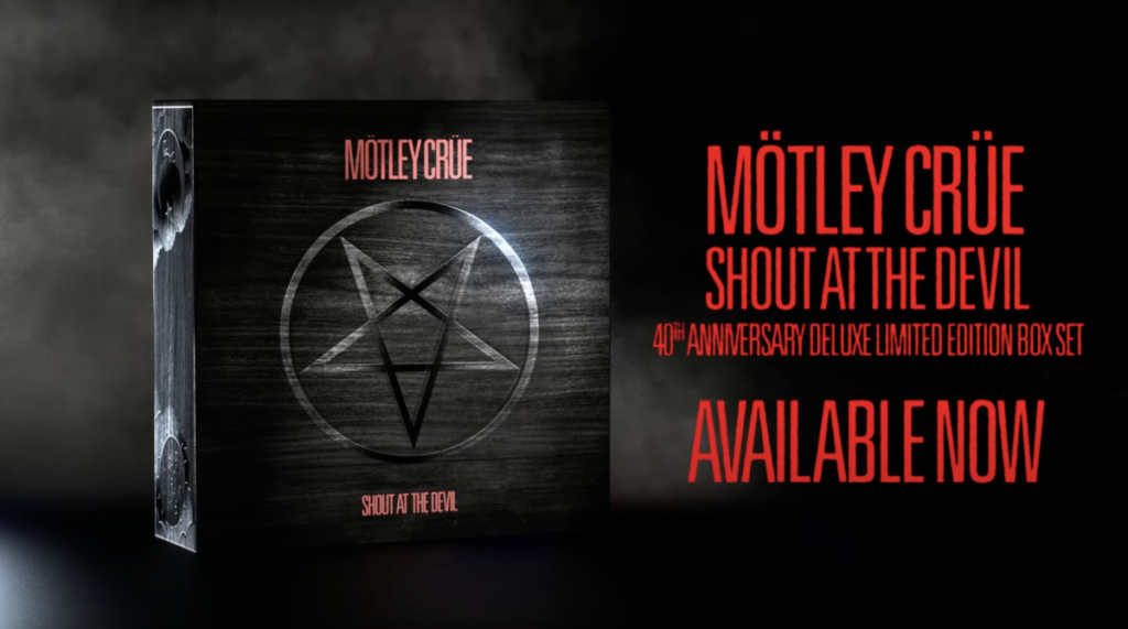 Motley Crue box set shout at the devil 40 aniversario