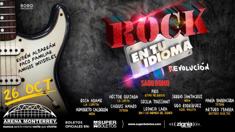 ¡Rock en Idioma Evolución en Monterrey!