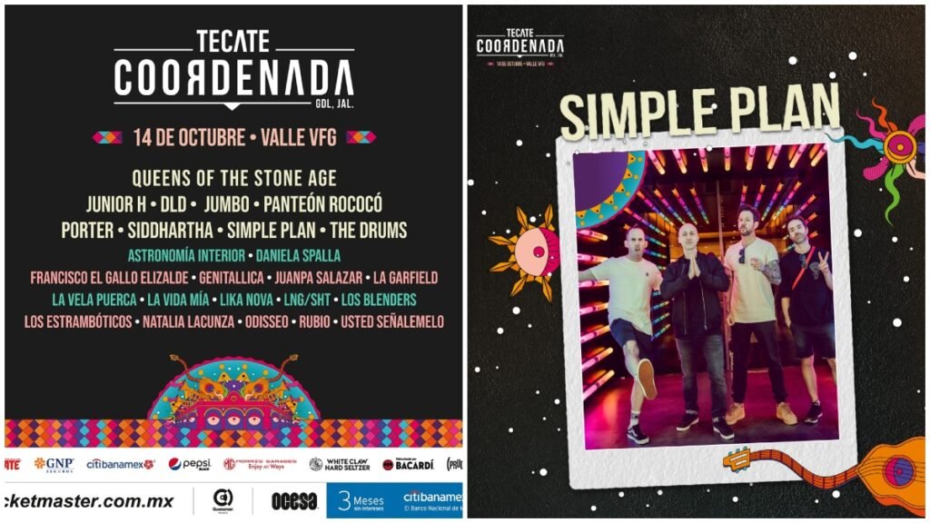 simple plan en tecate coordenada 2023