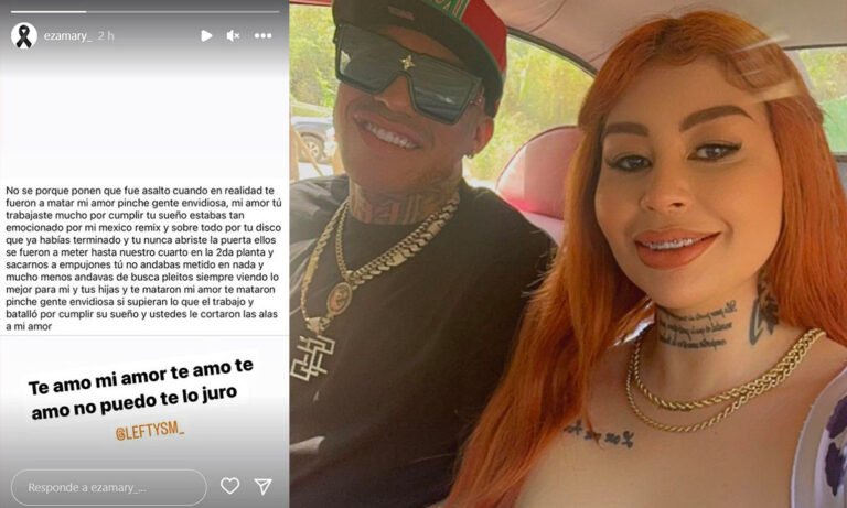 Eza Mary, esposa de Lefty SM, afirma: “No fue un asalto, te fueron a matar”