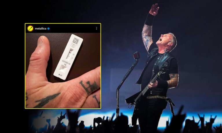 Metallica pospone concierto “M72” en Arizona después de que James Hetfield da positivo a Covid