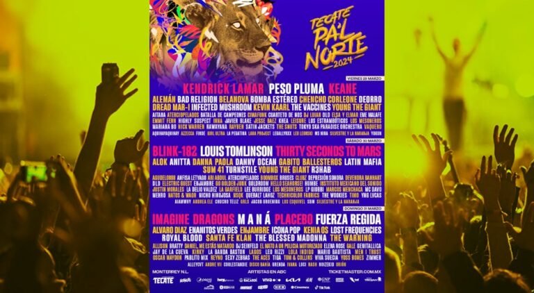 Los headliners del Tecate Pal Norte 2024: