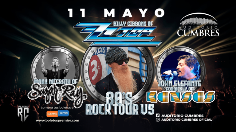 Se anuncia concierto de Billy Gibbons en Monterrey