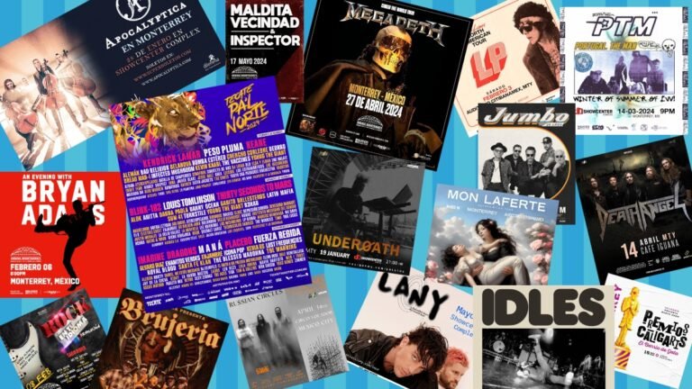 ¿Qué conciertos de rock en Monterrey tendremos en 2024?