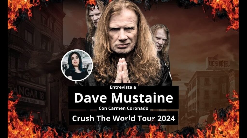 entrevista a dave mustaine monterrey rock megadeth en mexico