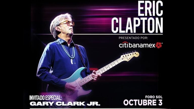 Anuncian concierto de Eric Clapton en México