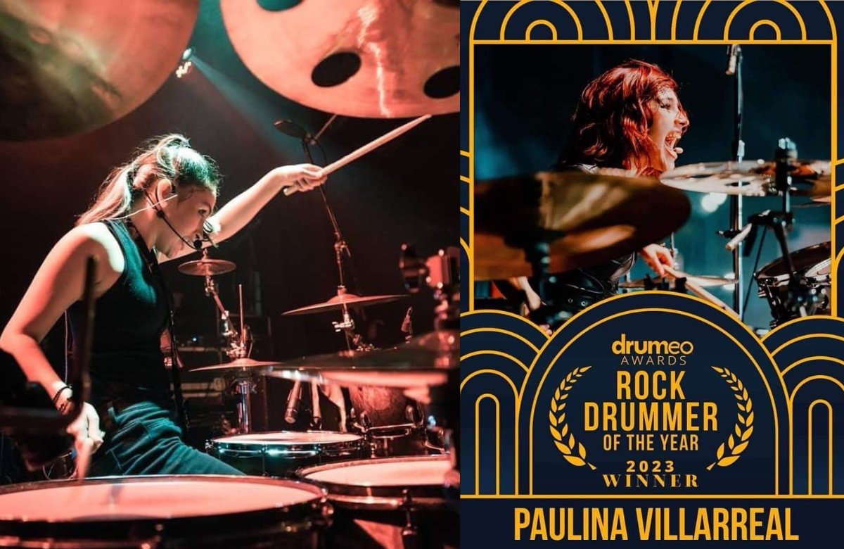 paulina villarreal mejor baterista del mundo 2023