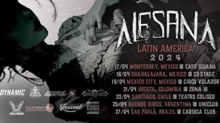 Anuncian concierto de Alesana en Monterrey
