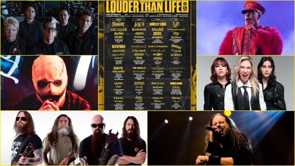 louder than life 2024 slayer the warning korn slipknot