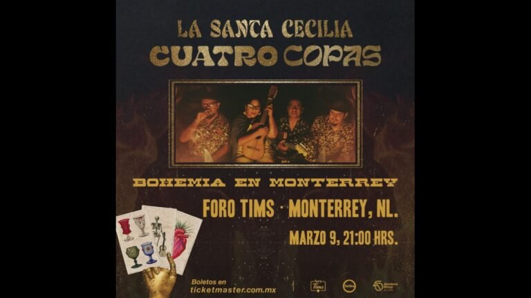 La Santa Cecilia estará en Monterrey