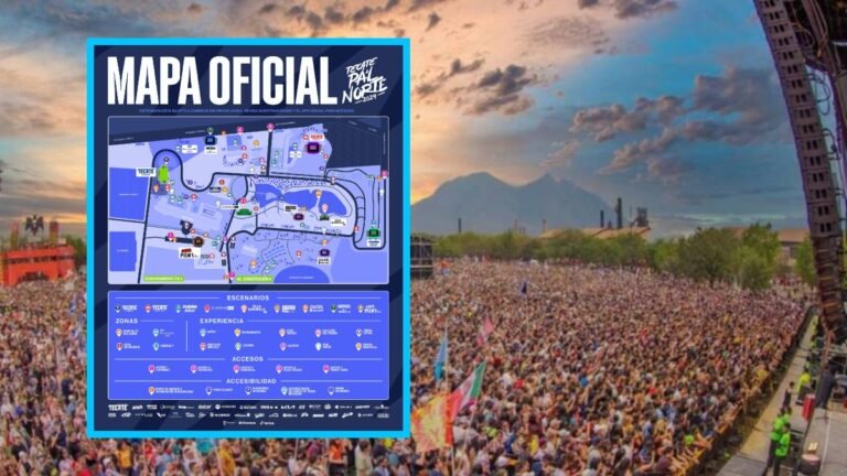 Mapa del Tecate Pal Norte 2024