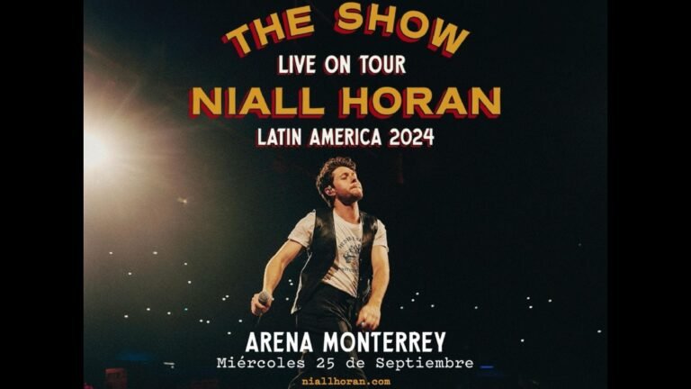 ¡Listos para Niall Horan en Monterrey!