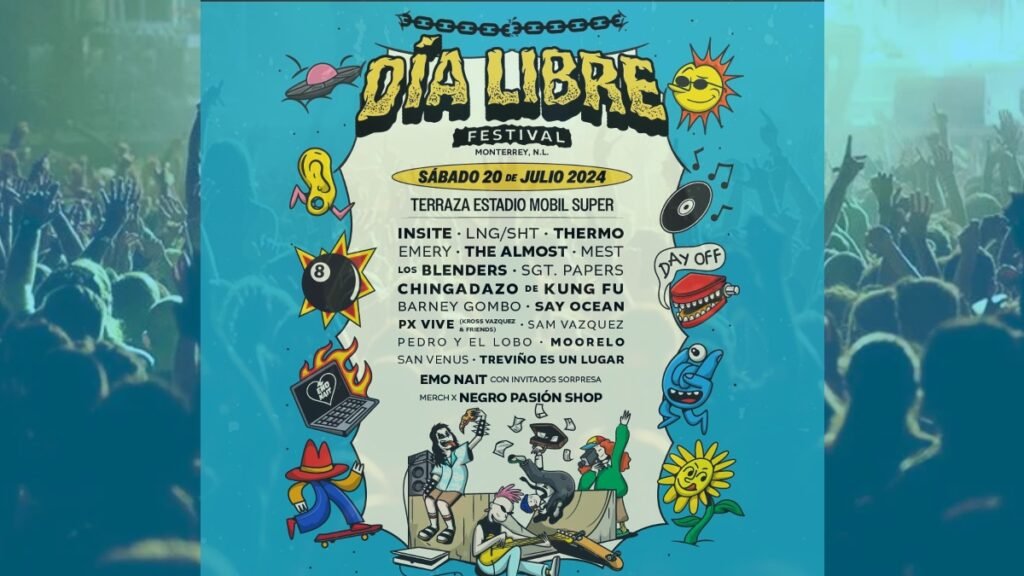 dia libre festival monterrey boletos cartel informacion