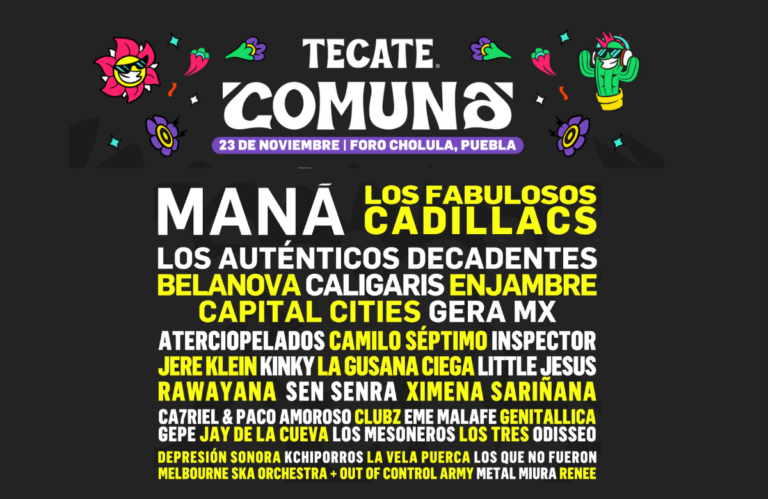 Tecate Comuna 2024: Lineup, fecha, boletos, sede y más