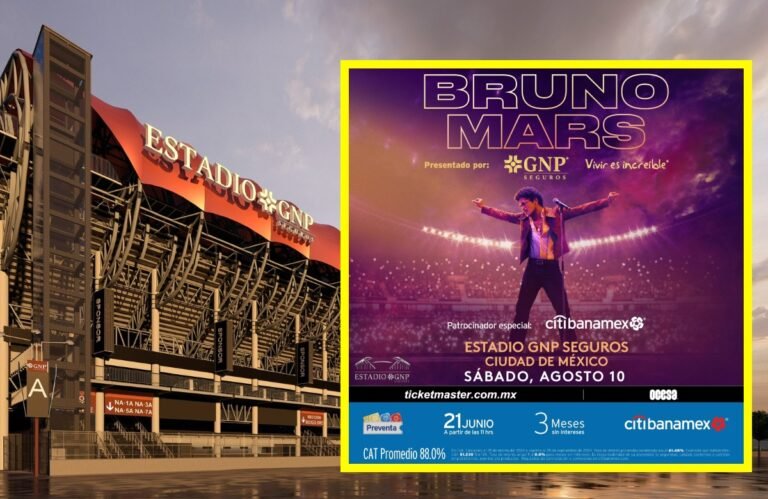 Bruno Mars inaugurará el Estadio GNP Seguros