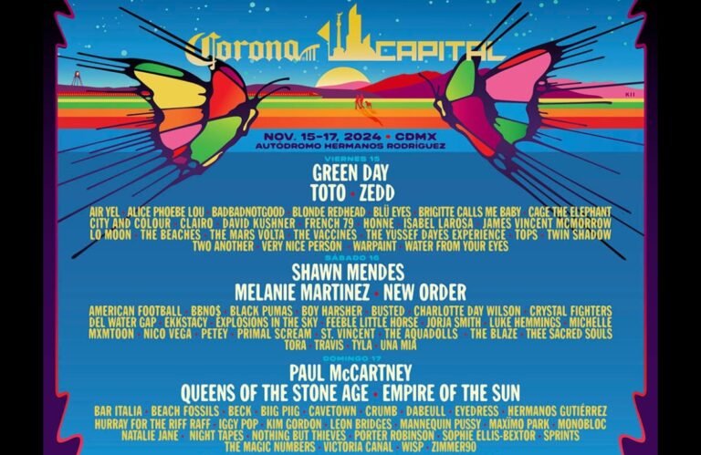 Se revela el cartel del Corona Capital 2024