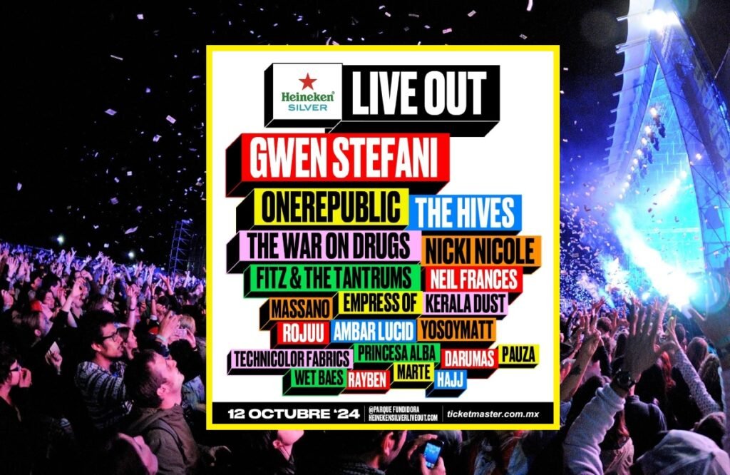 heineken silver live out 2024 cartel boletos informacion gwen stefani