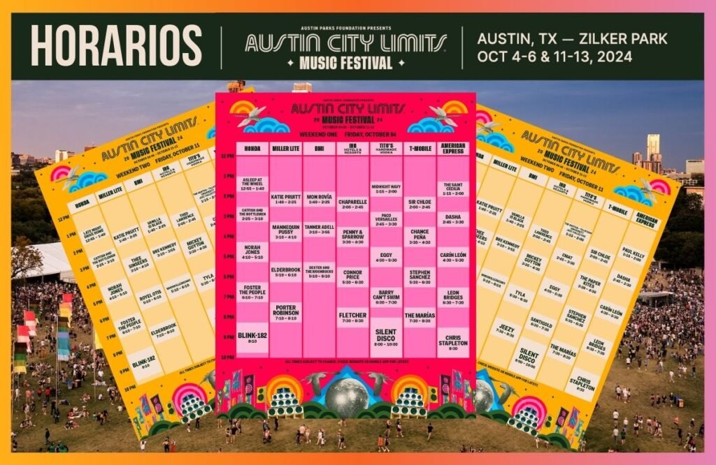 Horarios austin city limits 2024