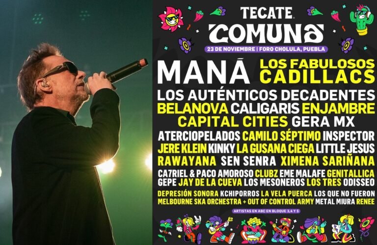Los Fabulosos Cadillacs: headliners del Tecate Comuna 2024