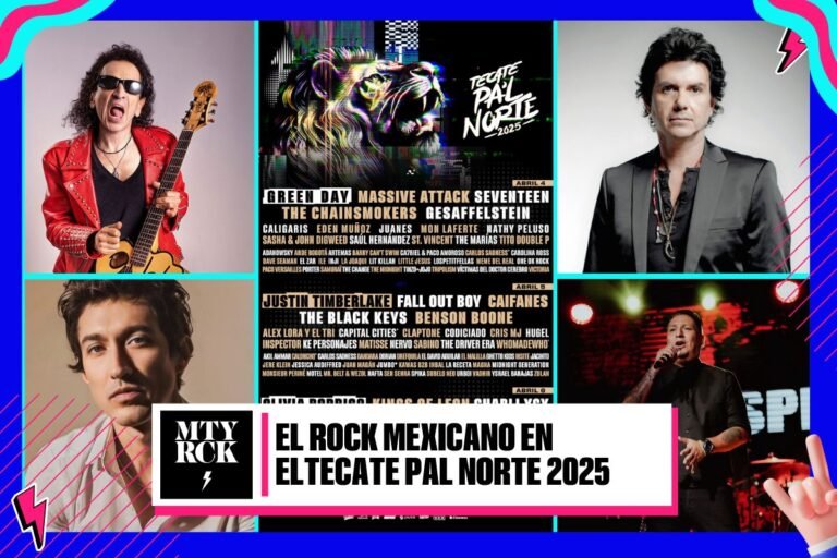 El rock mexicano presente en el Tecate Pal Norte 2025