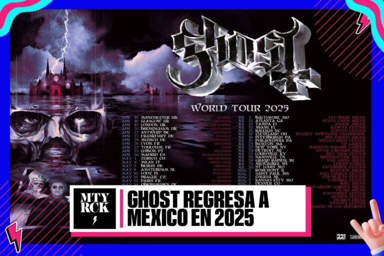 Ghost regresa a México con su tour mundial 2025