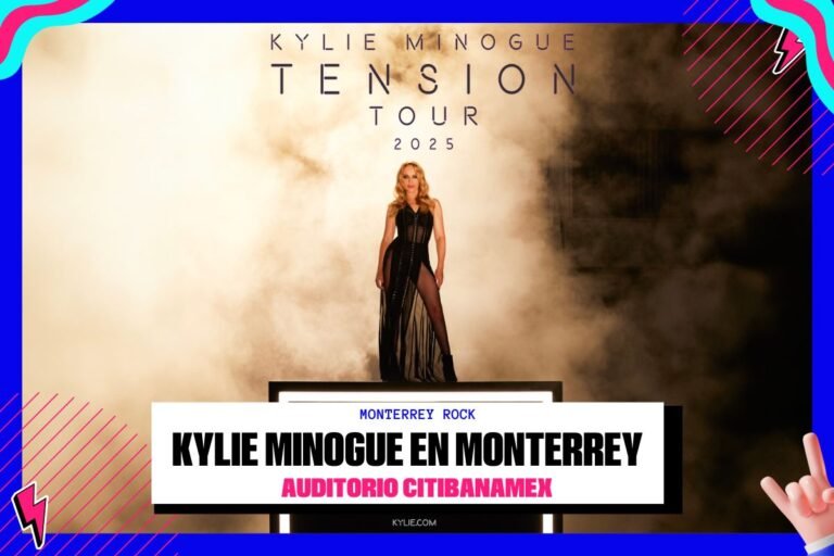 Kylie Minogue llegará con su Tension Tour a Monterrey en 2025