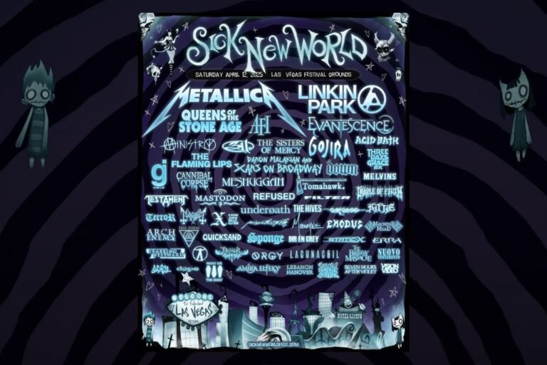Sick New World Fest 2025: Metallica y Linkin Park encabezan el cartel