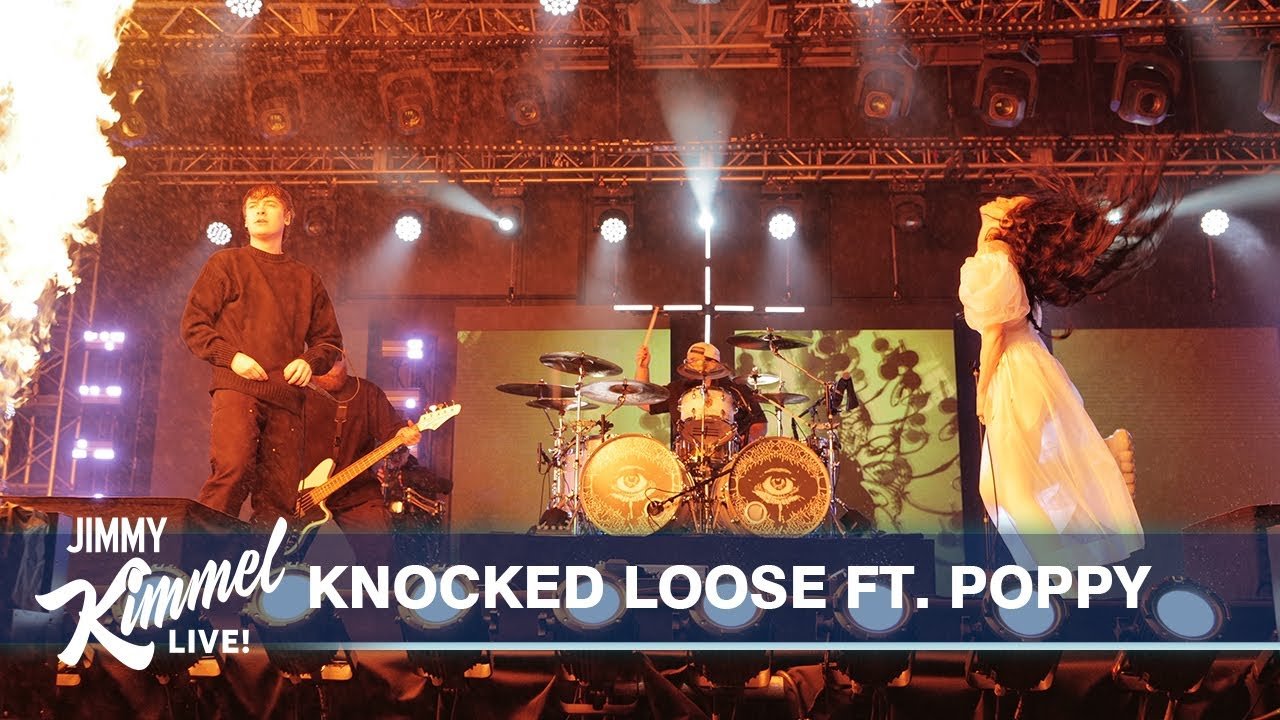 Knocked Loose ft Poppy Suffocate Jimmy Kimmel