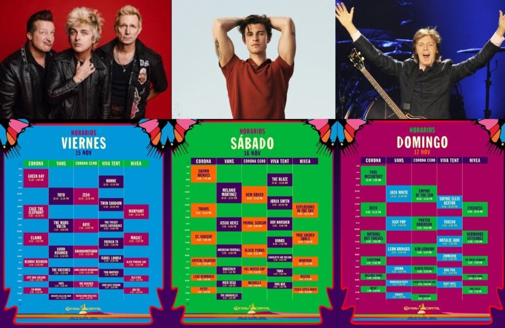 horarios del corona capital 2024