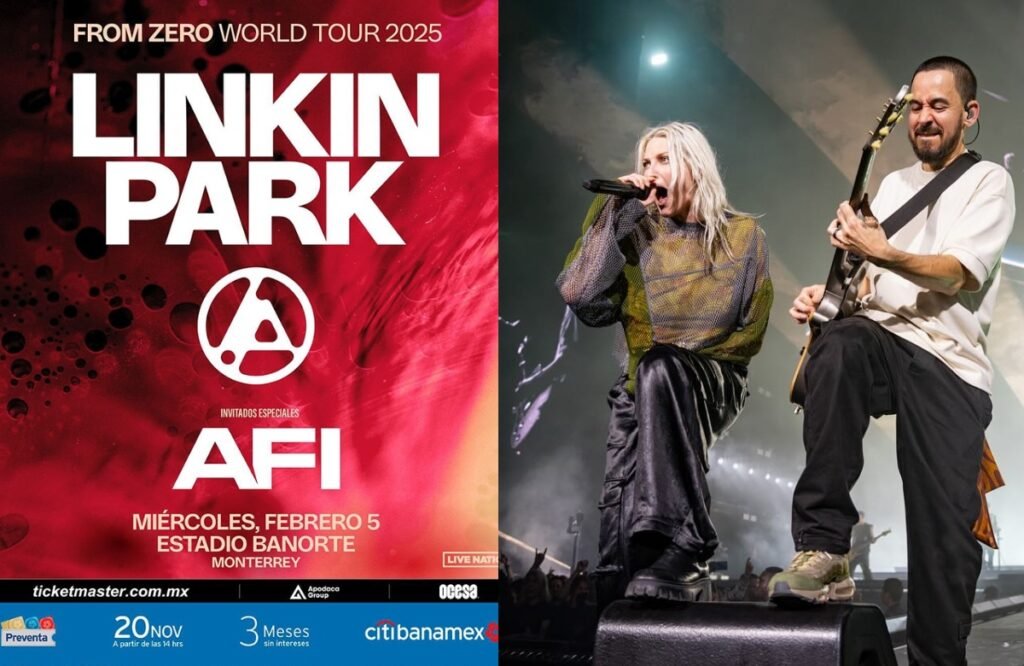 linkin park en monterrey 2025