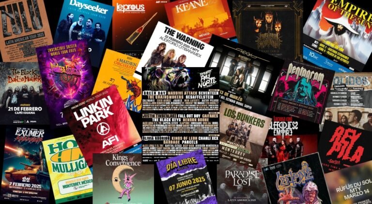 Conciertos de rock en Monterrey para 2025