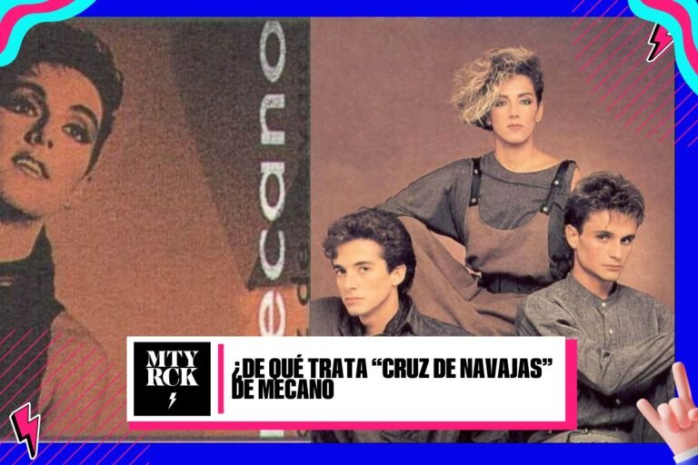¿De qué trata “Cruz de navajas” de Mecano?