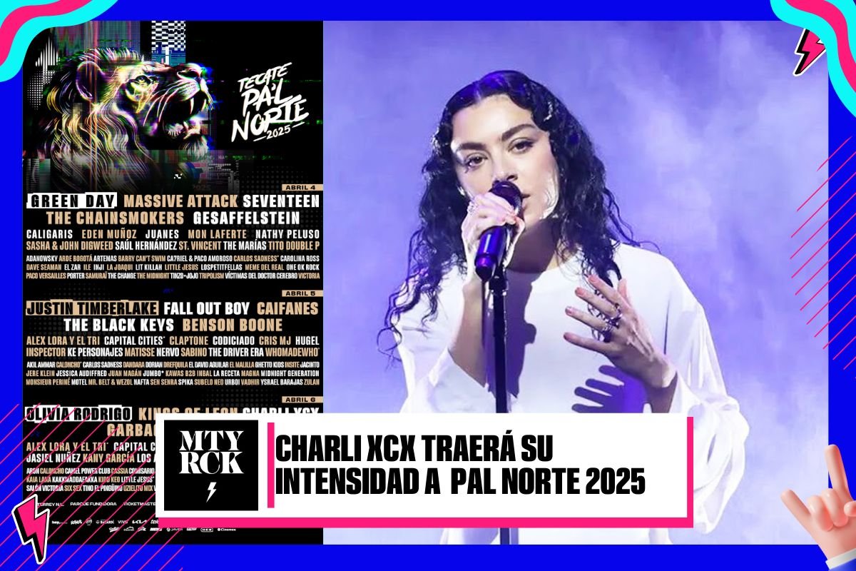 charli xcx en Tecate Pal Norte 2025