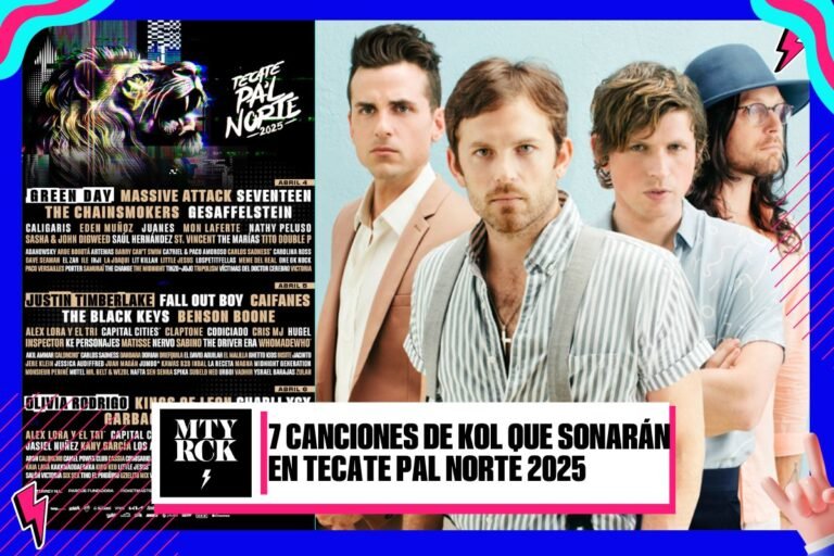 7 canciones de Kings of Leon que sonarán en Tecate Pal Norte 2025