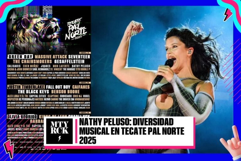 Nathy Pelusso: diversidad musical en Tecate Pal Norte 2025