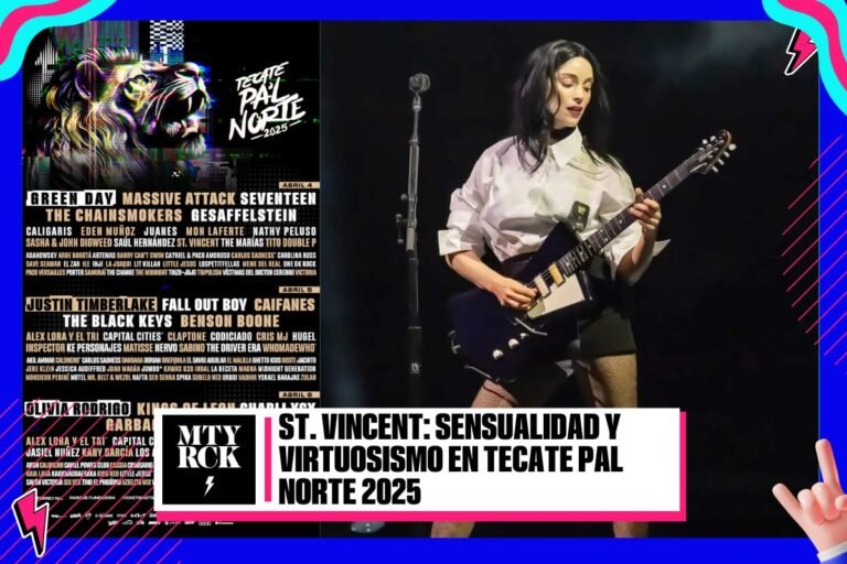 St. Vincent: sensualidad y virtuosismo en Tecate Pal Norte 2025