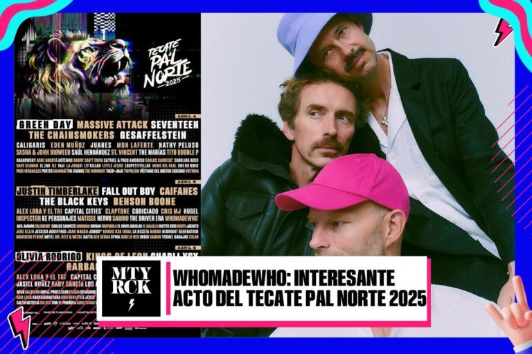 WhoMadeWho: interesante acto de Tecate Pal Norte 2025