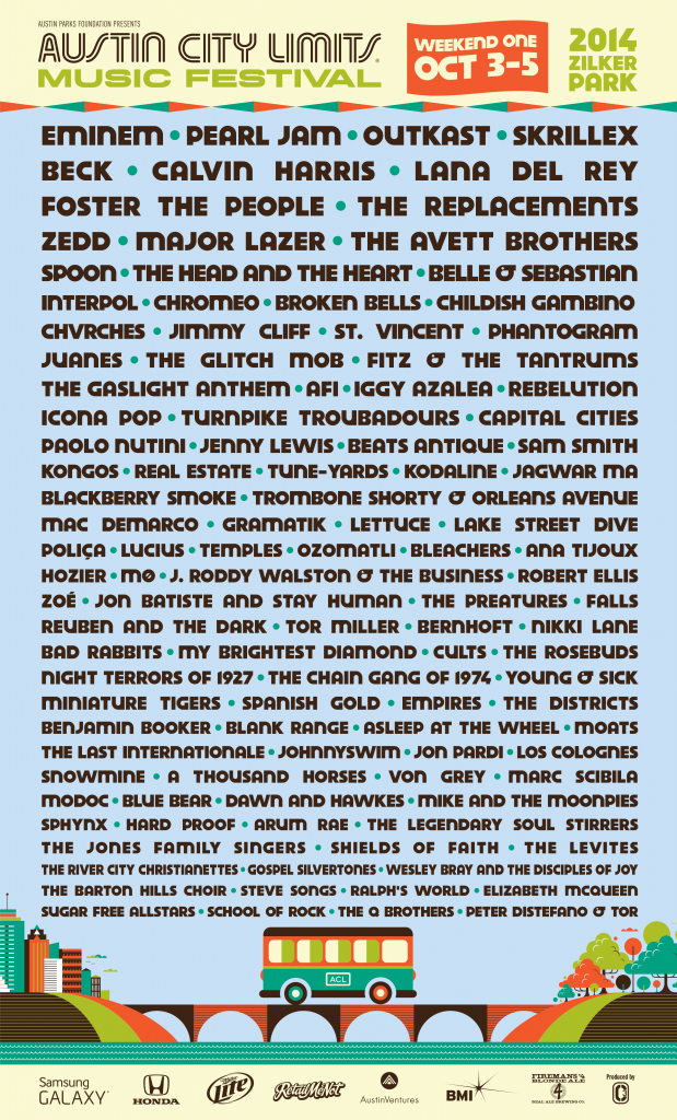 Cartel ACL Festival 2014