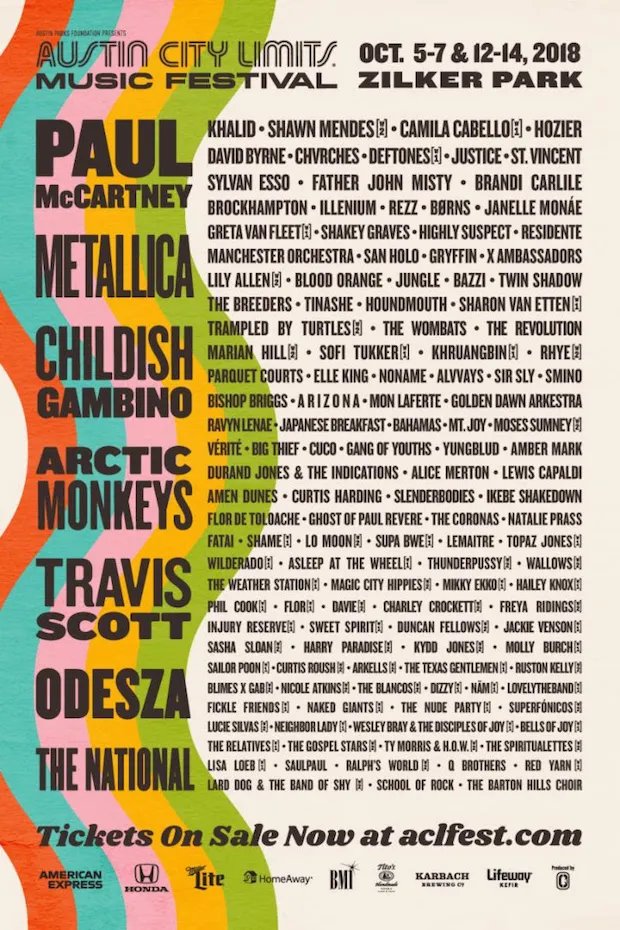 Cartel ACL Festival 2018