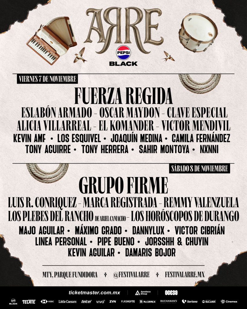Cartel festival Arre 2025