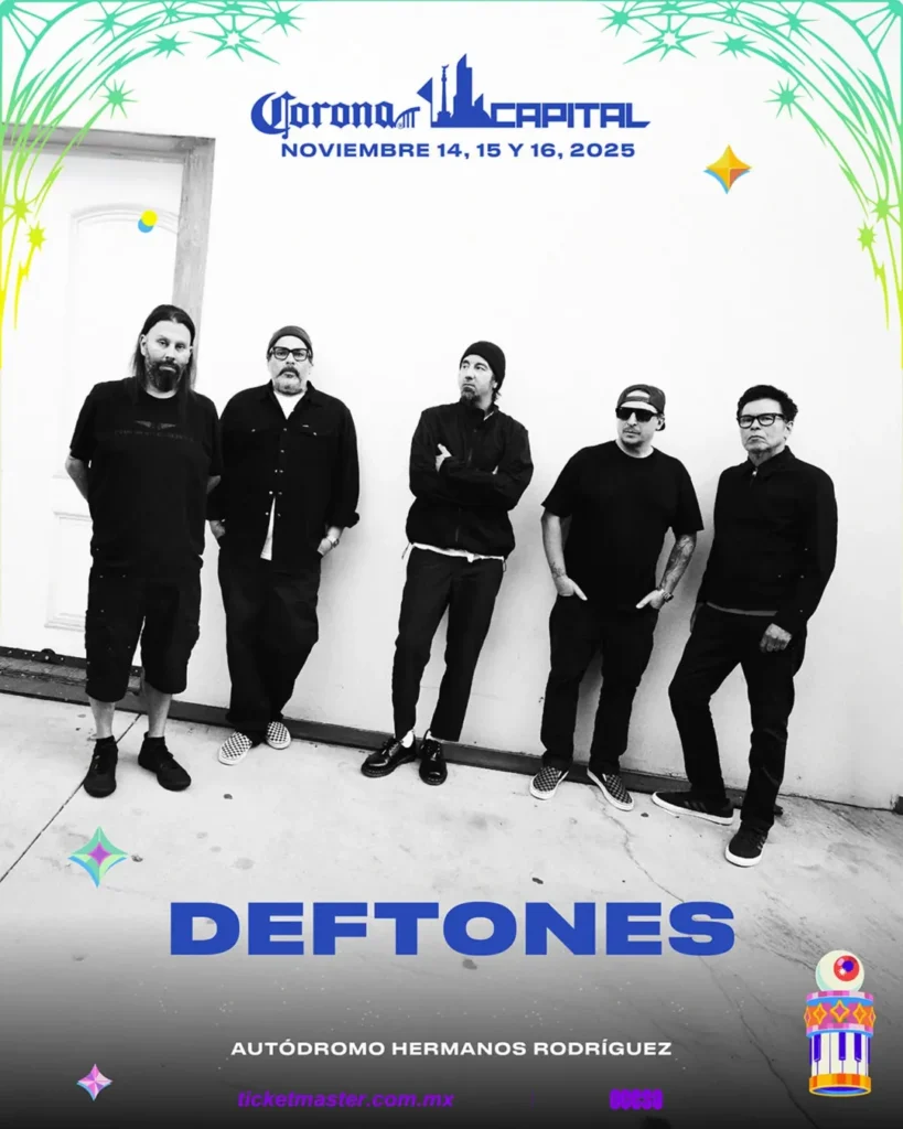 Deftones el festival Corona Capital 2025