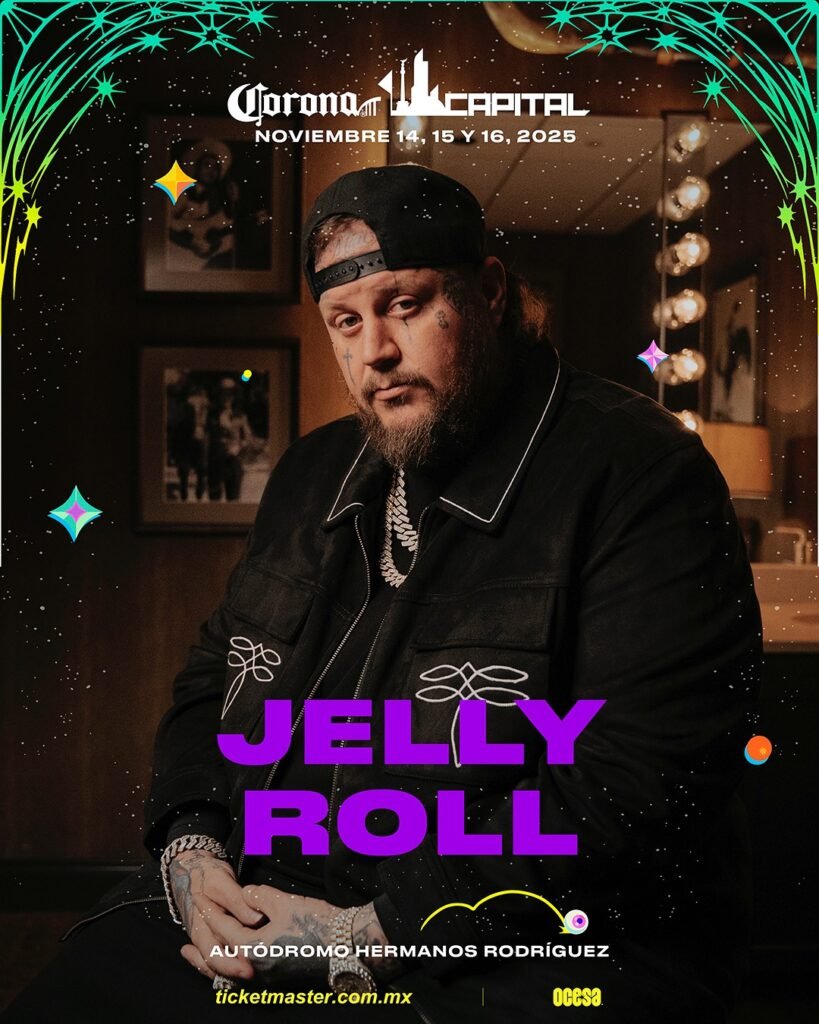 Jelly Roll en festival Corona Capital 2025